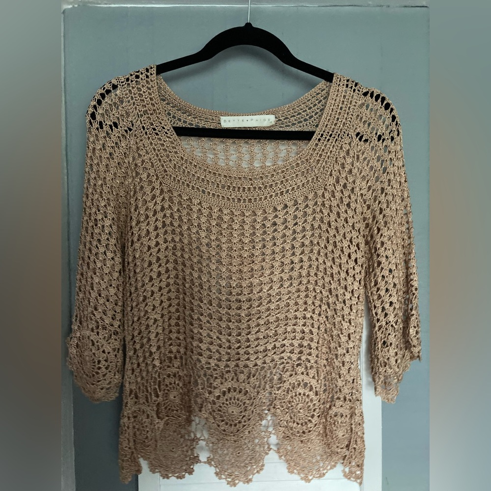 Bette Paige Crochet Sweater